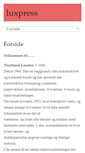 Mobile Screenshot of luxpress.dk